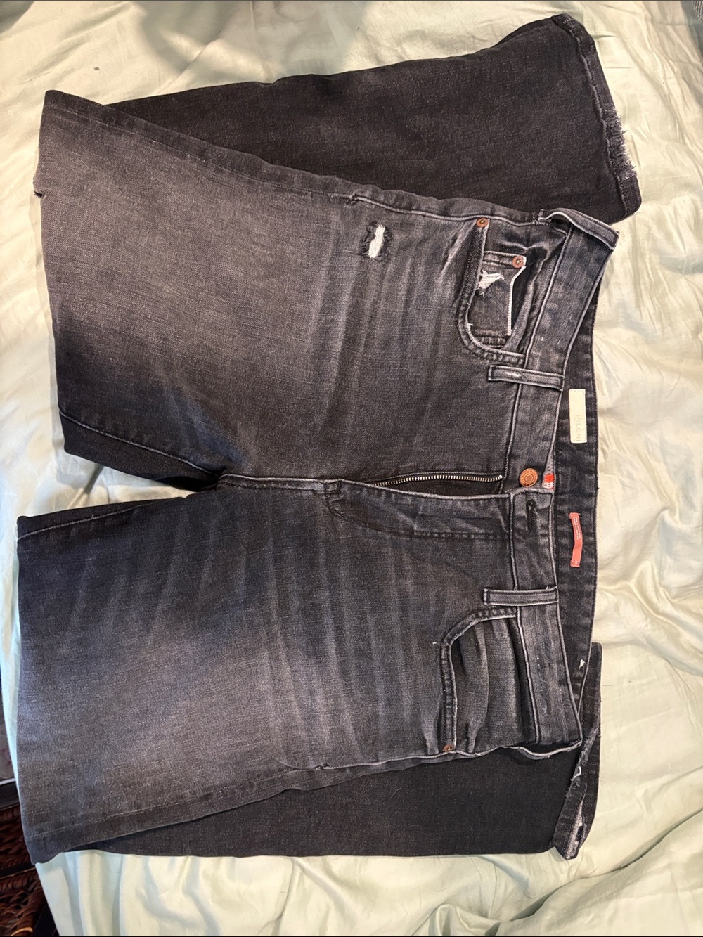 Pilcro Black Washed High-Rise Jeans